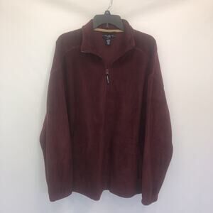 Ivy Crew Full Zip Adult XL Mens Red 100% Polyester Jacket